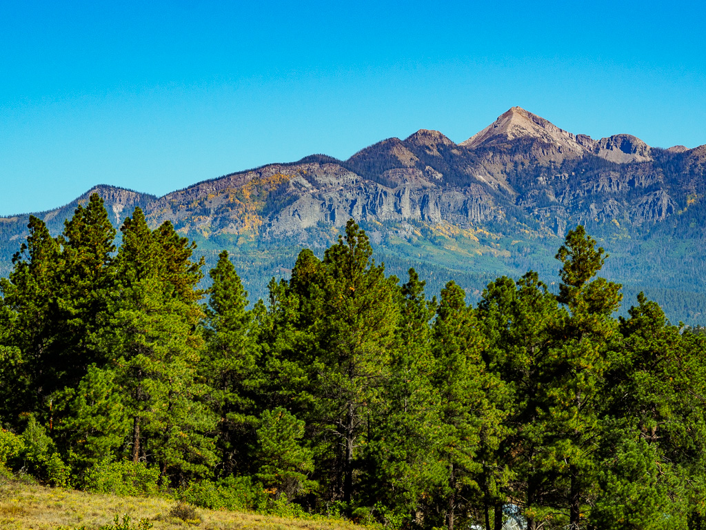 View of Pagosa Peak from Alpha
